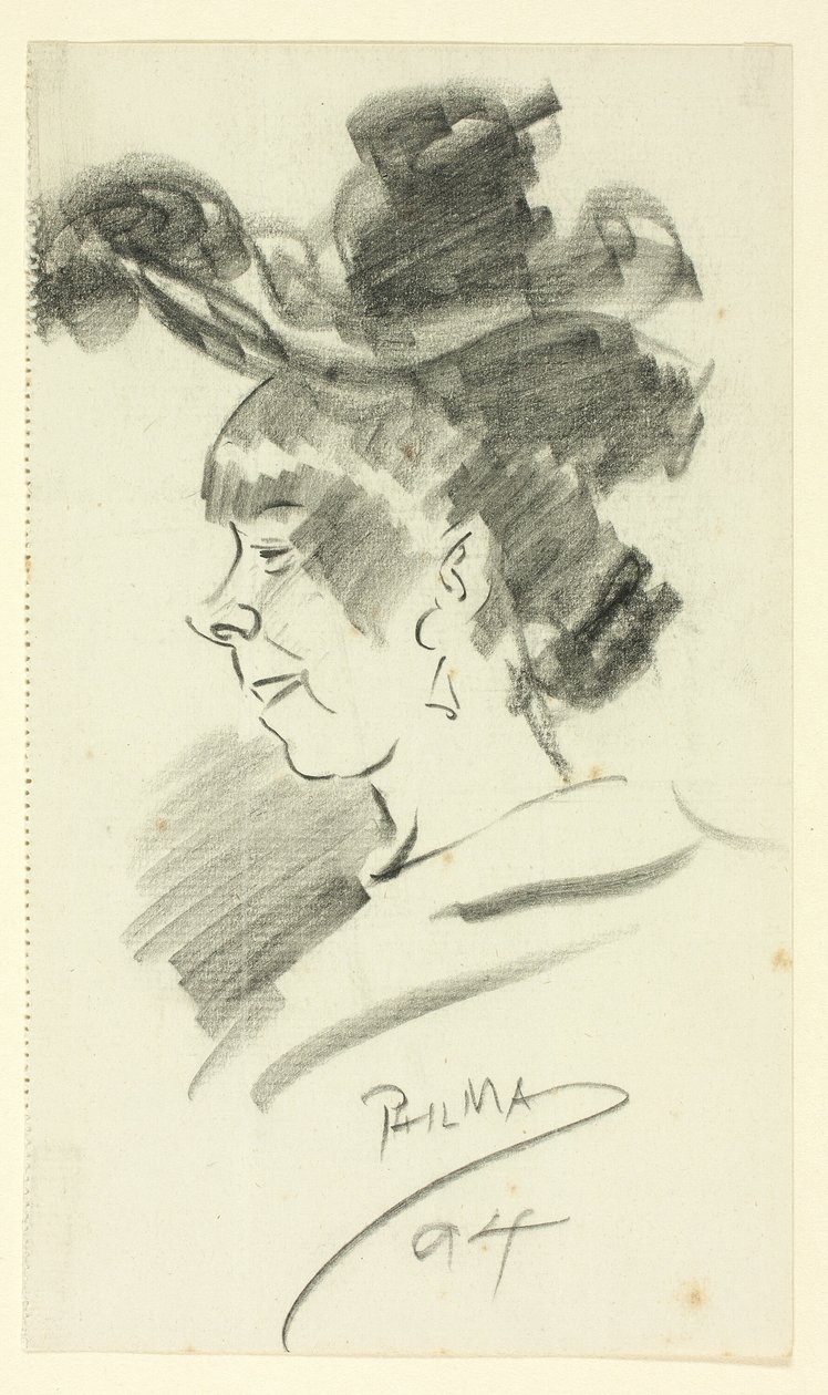 Profil af en kvinde af Philip William May