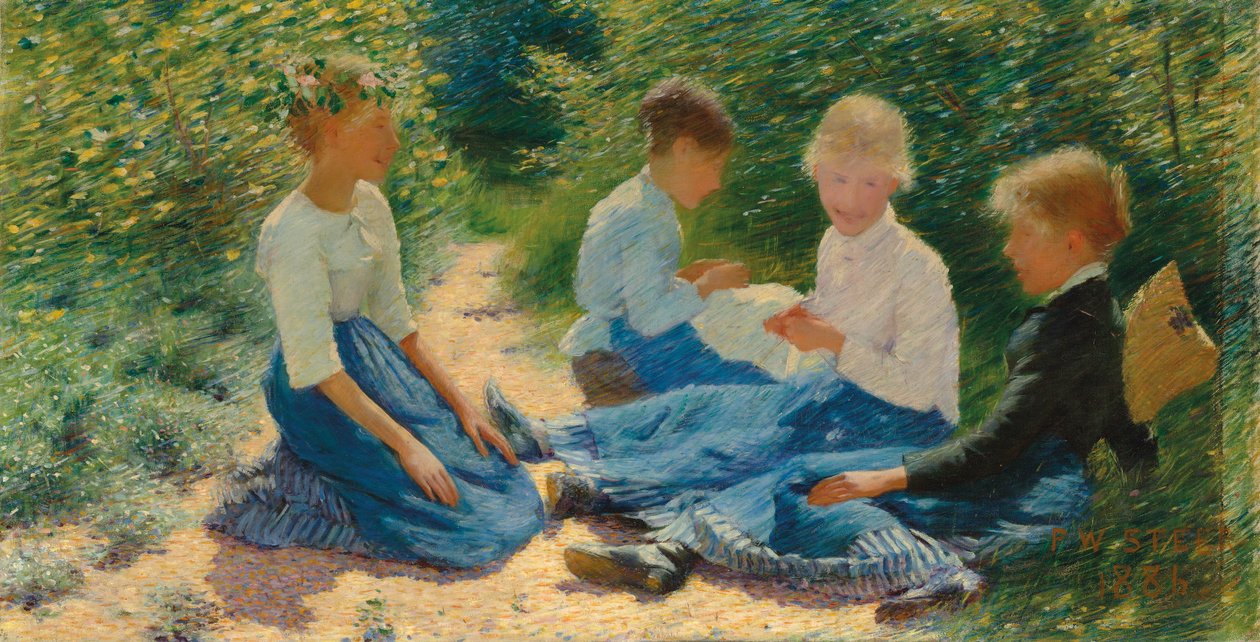 Chatterboxes, 1886 af Philip Wilson Steer