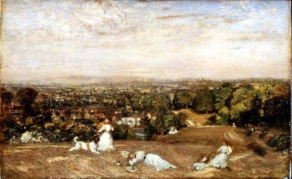 Børn leger, Ludlow går af Philip Wilson Steer