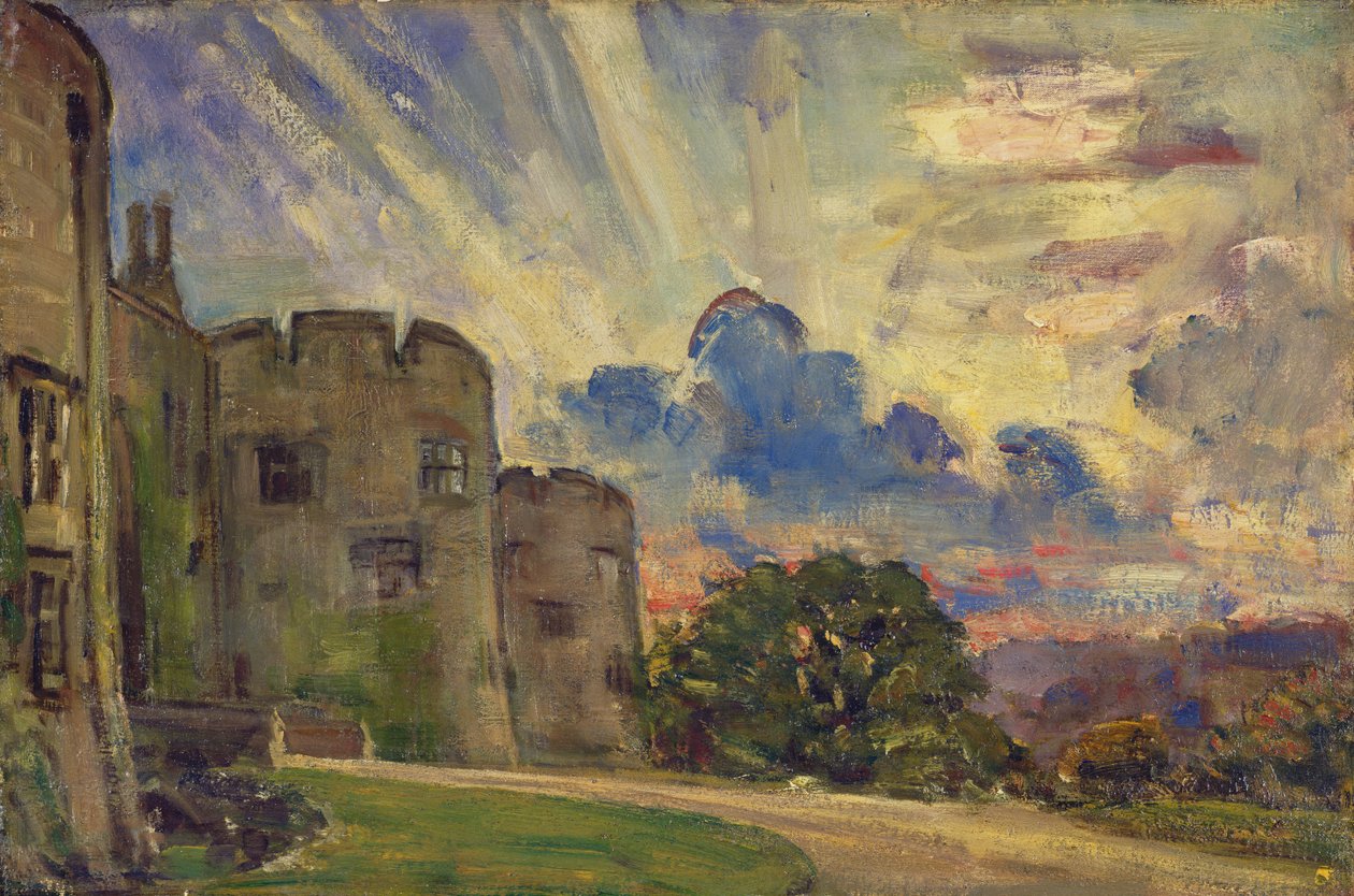 Chirk Castle (olie på lærred) af Philip Wilson Steer