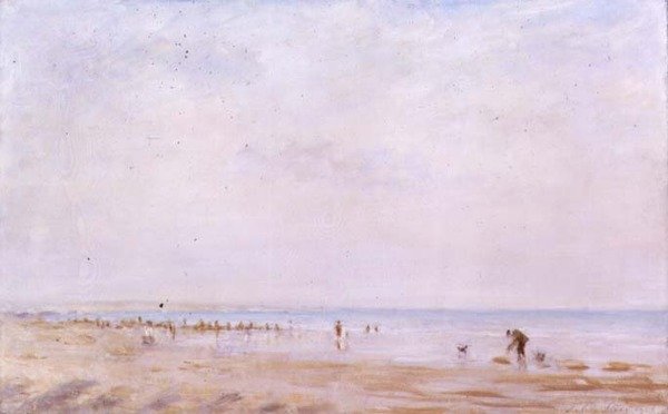 Graver efter agn, Shoreham af Philip Wilson Steer