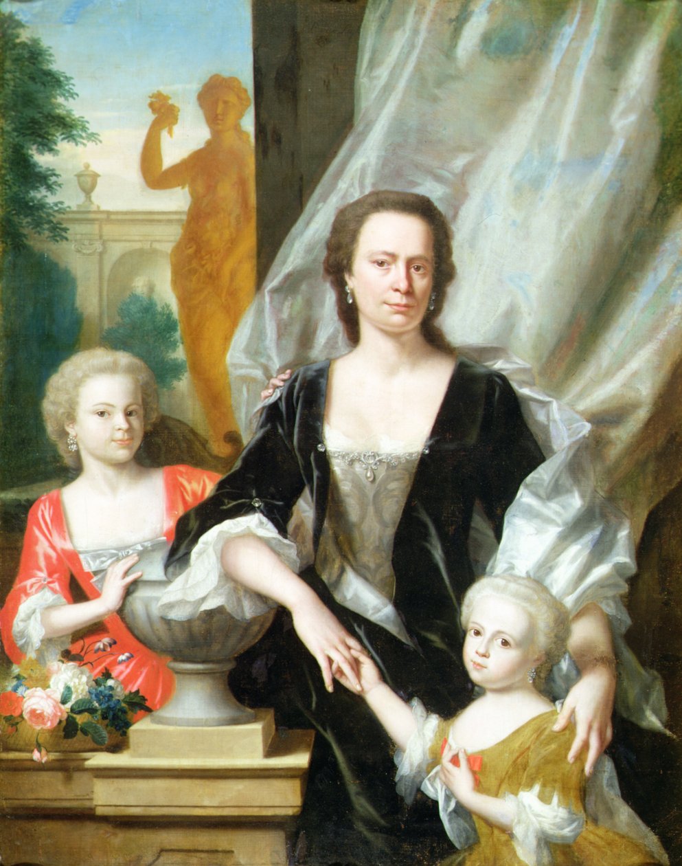 Sybilla Volkera Sighterman med sine døtre af Philip van Dyck