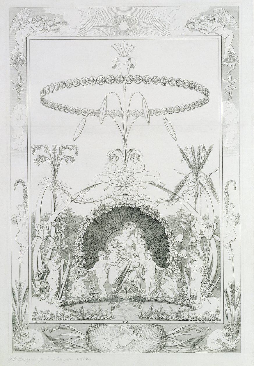 dag, 1805 af Philipp Otto Runge