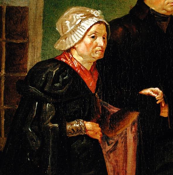 Magdalena Dorothea Runge (1737-1818) fra Kunstnerens forældre (lille version) af Philipp Otto Runge