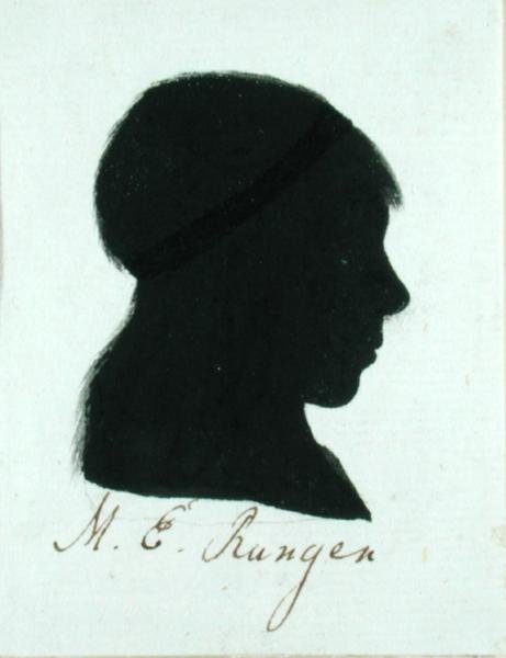 Maria Elizabeth Runge (f.1763) (tusch på papir) af Philipp Otto Runge