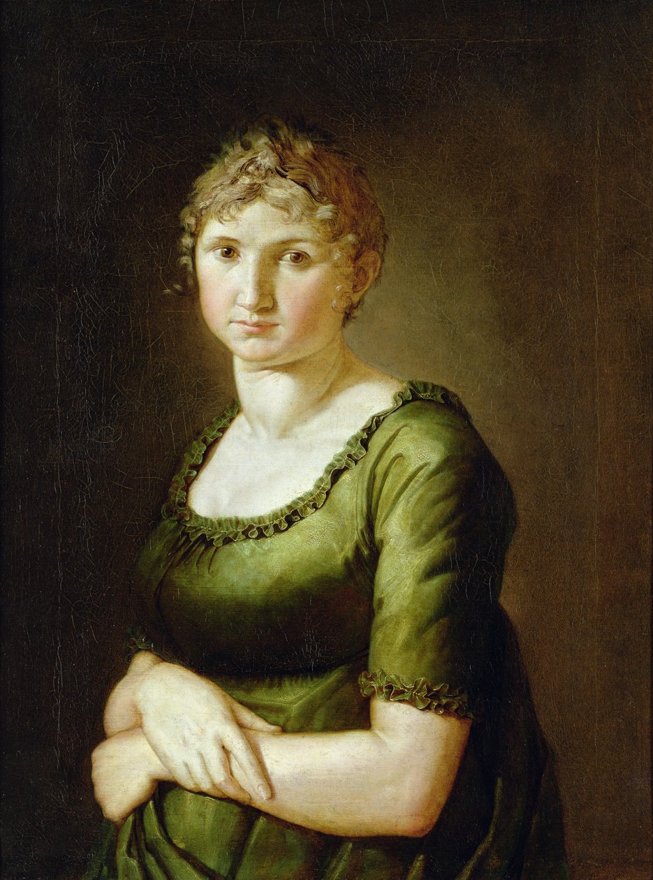 Pauline Runge (1785-1881), kunstnerens hustru, 1805 af Philipp Otto Runge