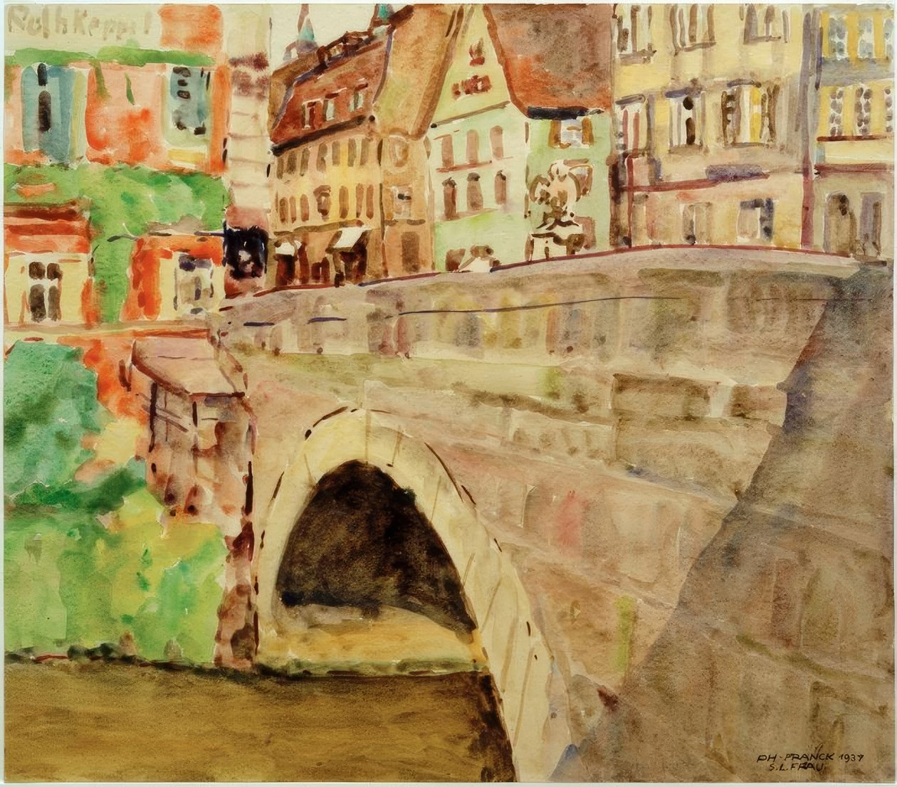 Broen i Bamberg af Philipp Franck