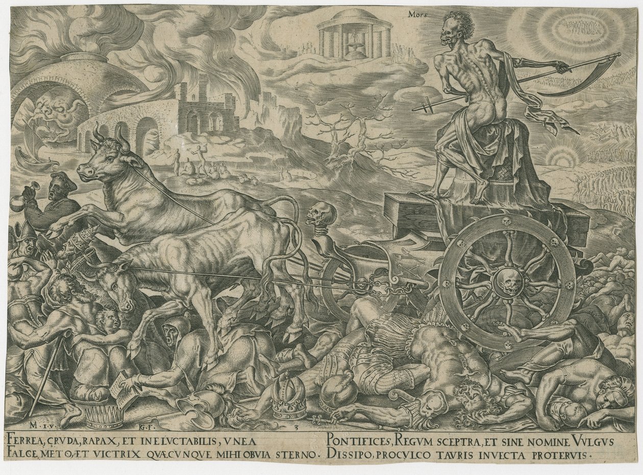 Dødens triumf, ca. 1565. af Philipp Galle