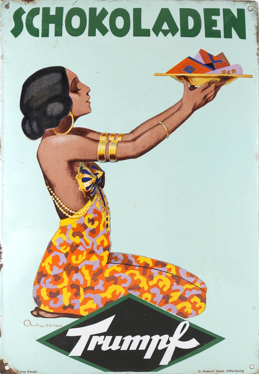 Trumpf Chocolates Signboard, 1920