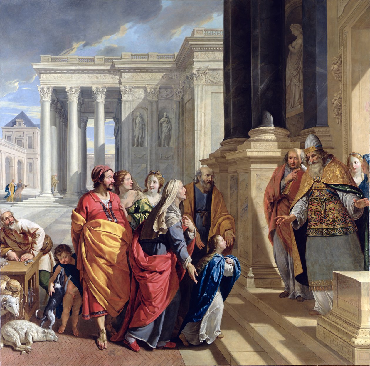 Præsentation af jomfruen i templet, 1639-40 af Philippe de Champaigne