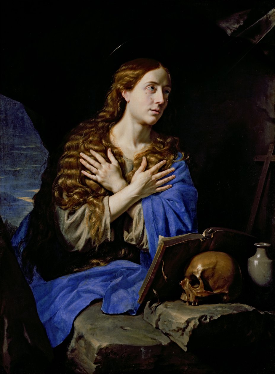 Den angrende Magdalene, 1657 af Philippe de Champaigne