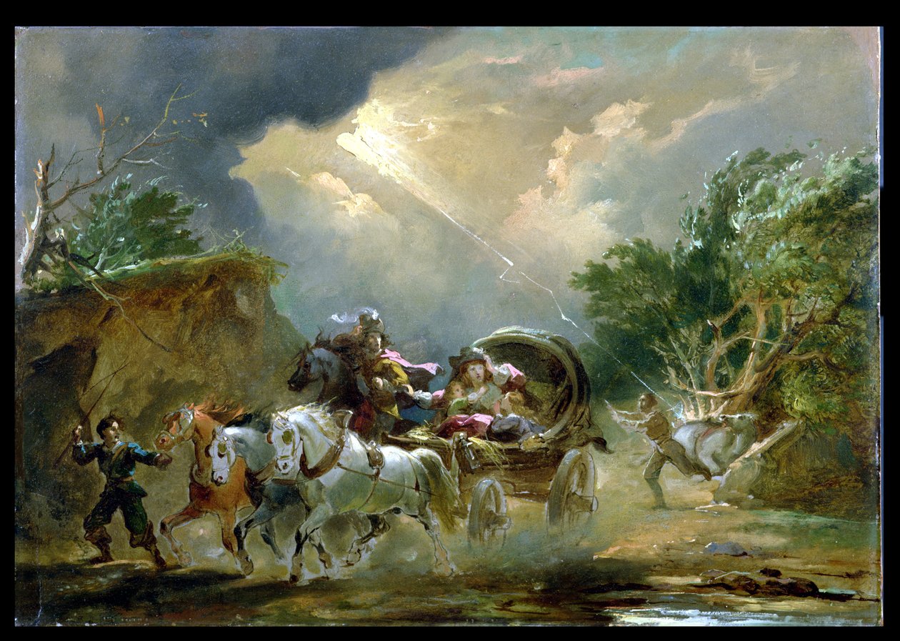 Coach in a Thunderstorm, 1790