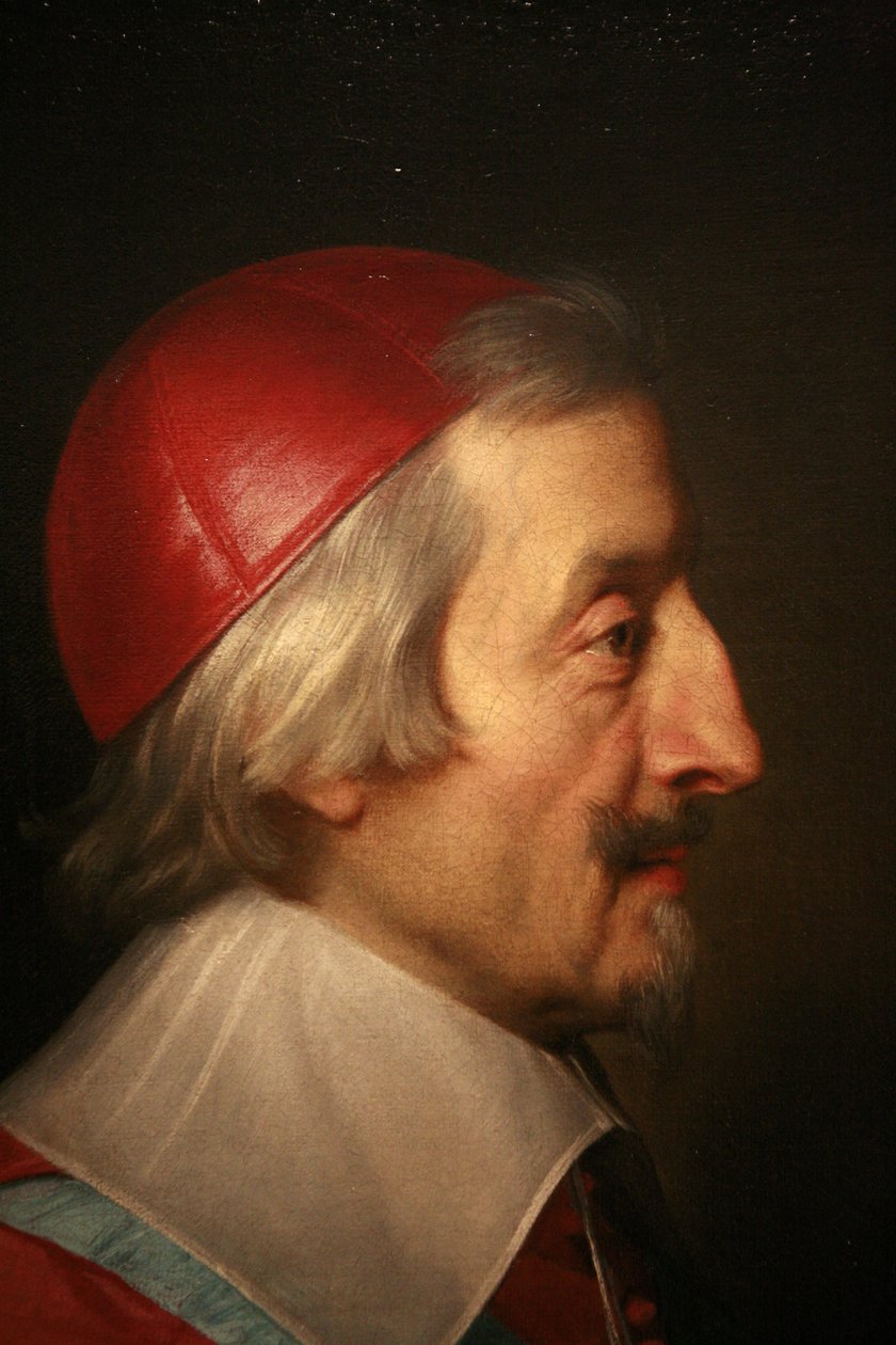 Cardinal de Richelieu (detaljer) af Philippe de Champaigne