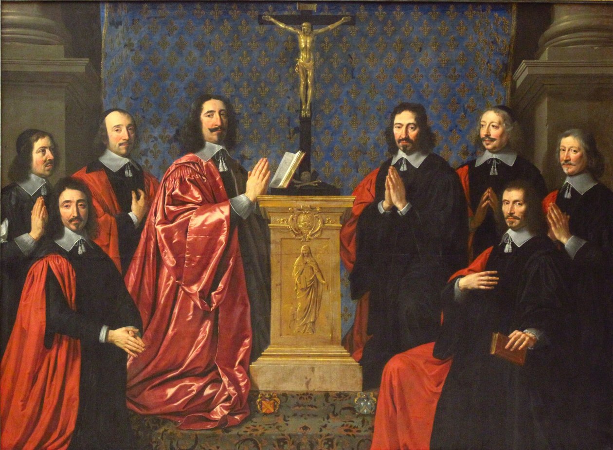 Prosten for købmænd og rådmænd i Paris by af Philippe de Champaigne