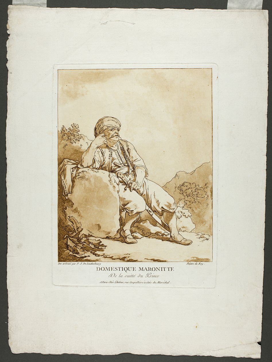 Indenlandsk maronit af Philippe Jacques de Loutherbourg II