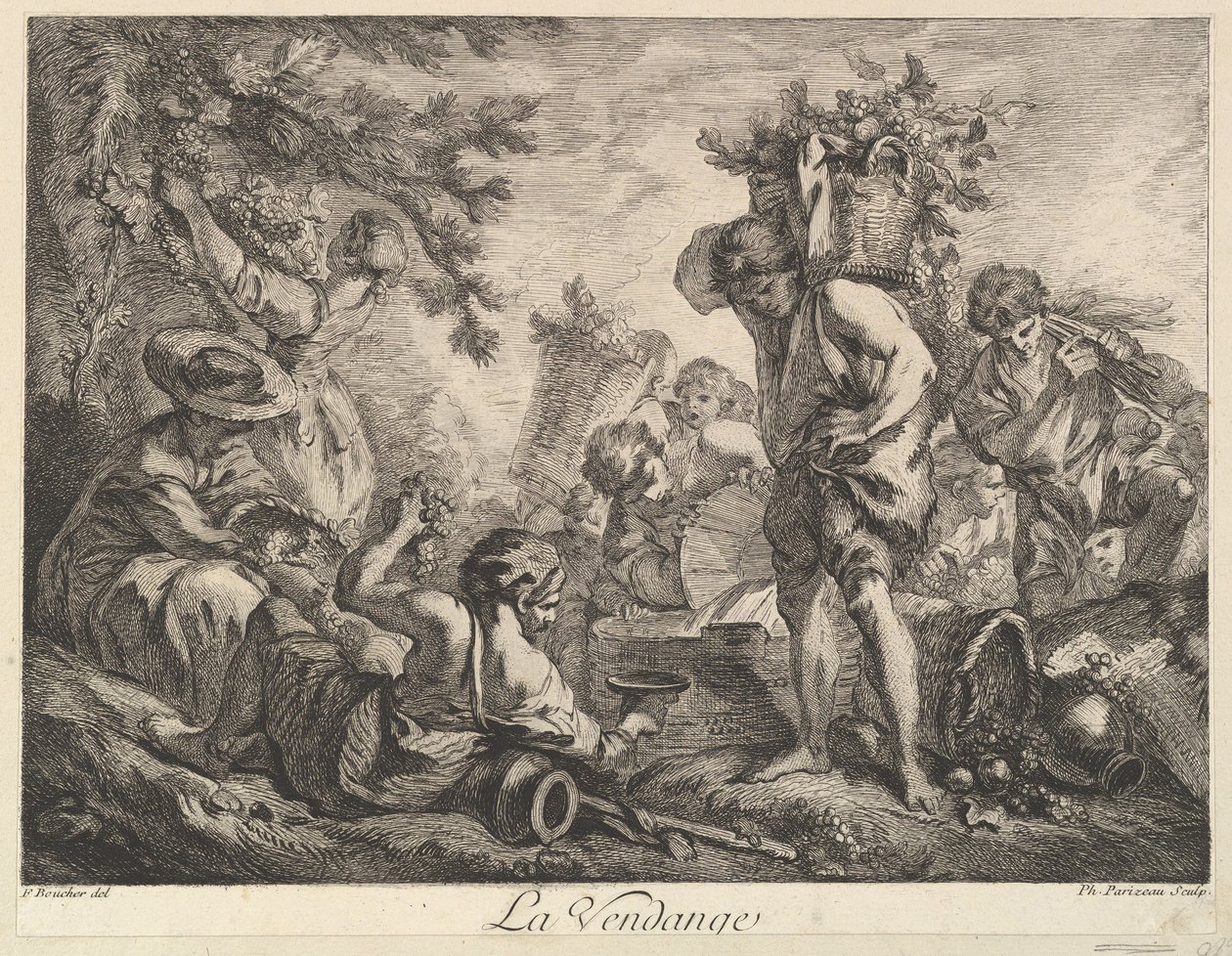 Druehøsten. af Philippe Louis Parizeau