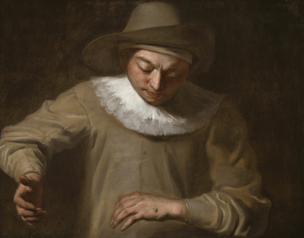 Pjerrot fanger en flue af Philippe Mercier