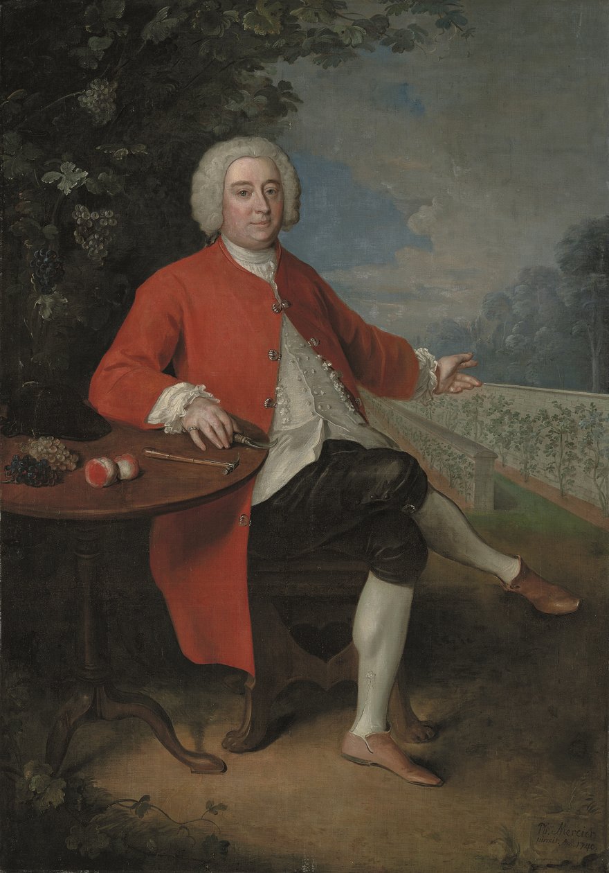 Portræt af Ralph Crathorne af Philippe Mercier