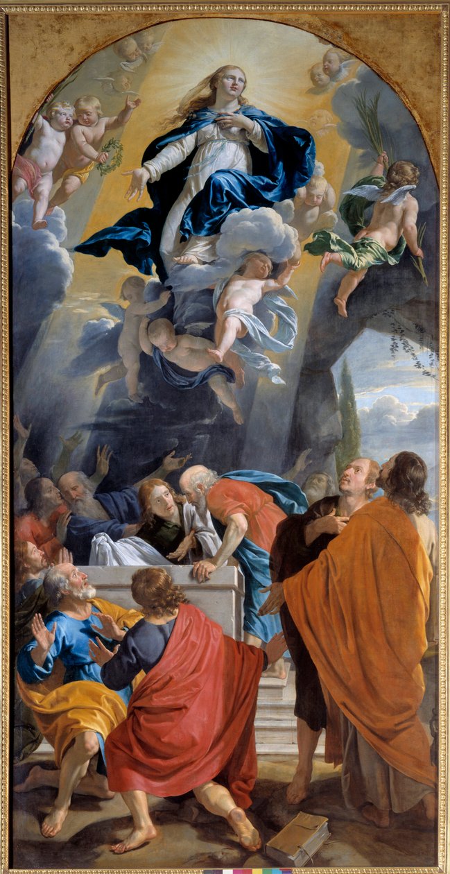 Assumption. Painting by Philippe De Champaignedani af Philippe de Champaigne