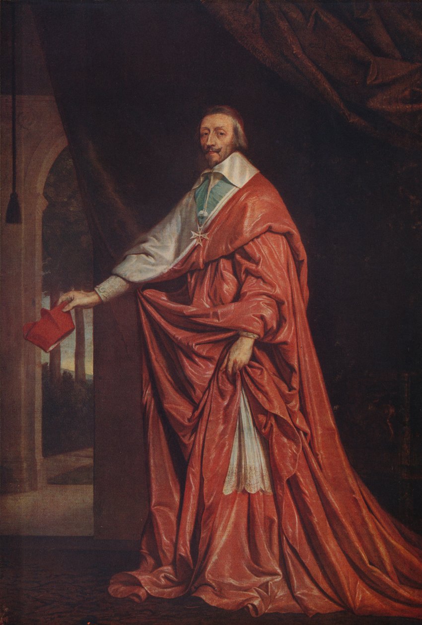 Kardinal Richelieu, 1633-1640, c1915 af Philippe de Champaigne