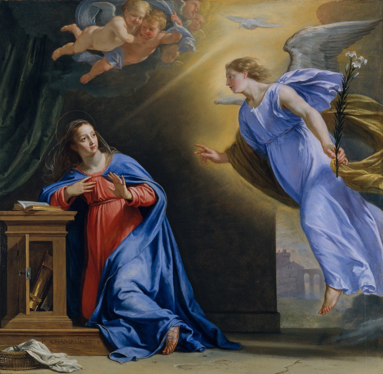 Bebudelsen, ca. 1644. af Philippe de Champaigne
