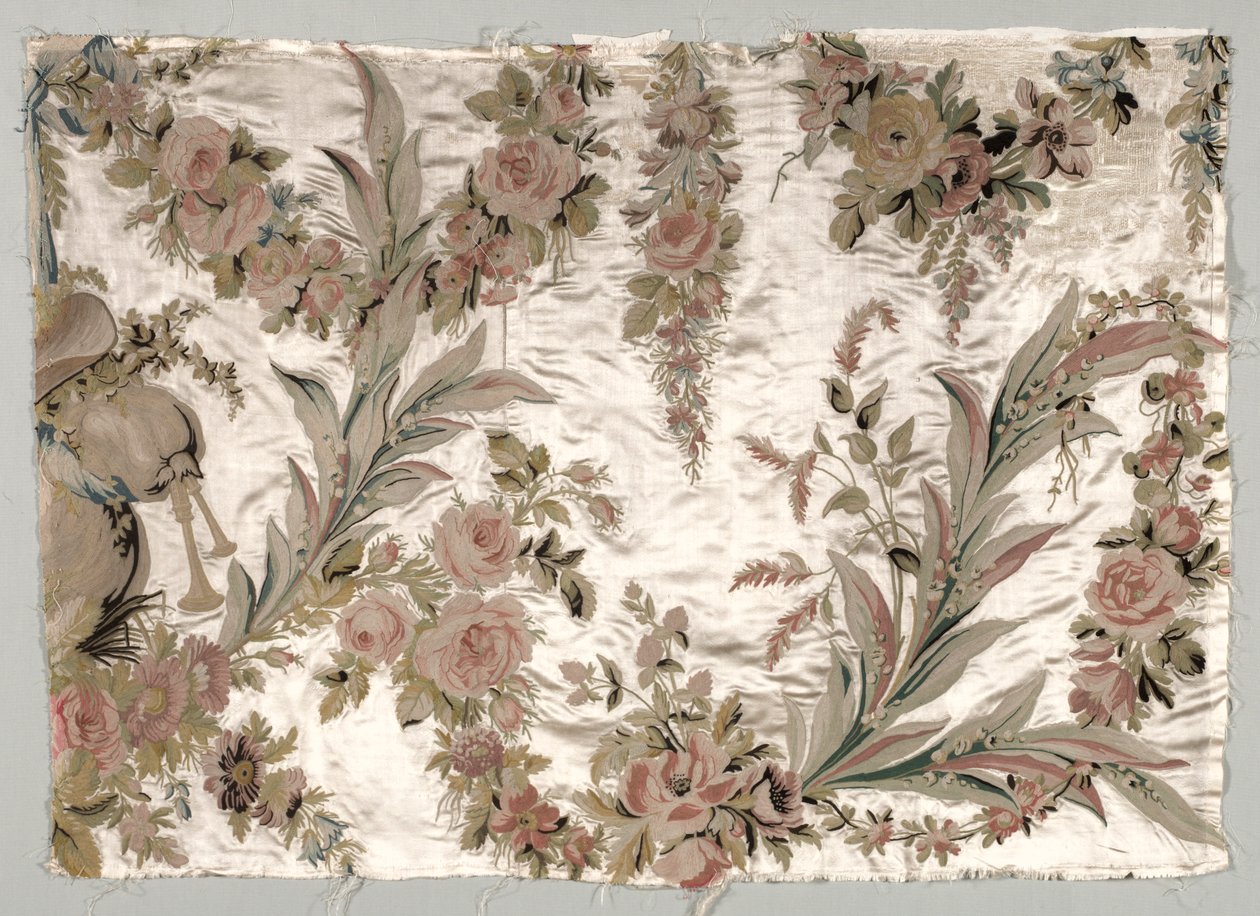 Coverlet Fragment, ca. 1760-1770. af Philippe de Lasalle
