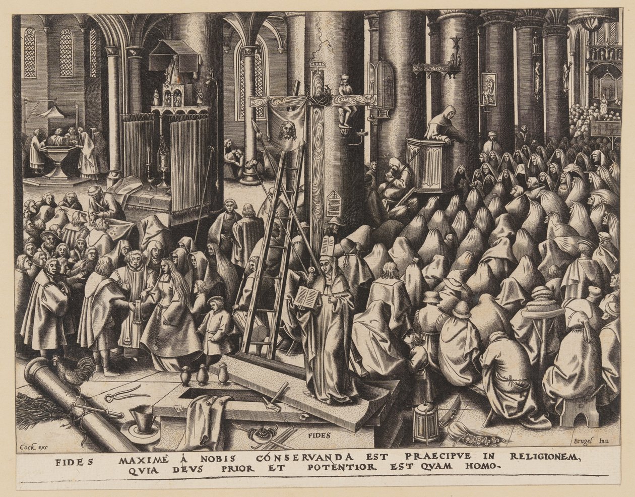 Tro, fra De syv dyder af Philips Galle