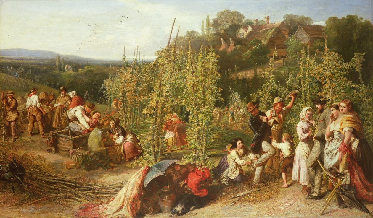 Livet i Humlehaven, 1859 af Phoebus Levin