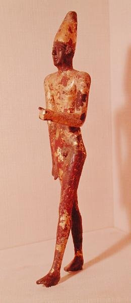 Statuette (bronze og guld) af Phoenician School