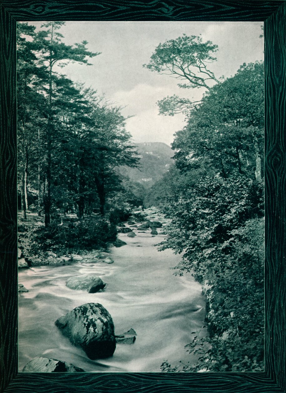 River Lyn, Lynmouth, c1908 af Photochrom Co Ltd of London