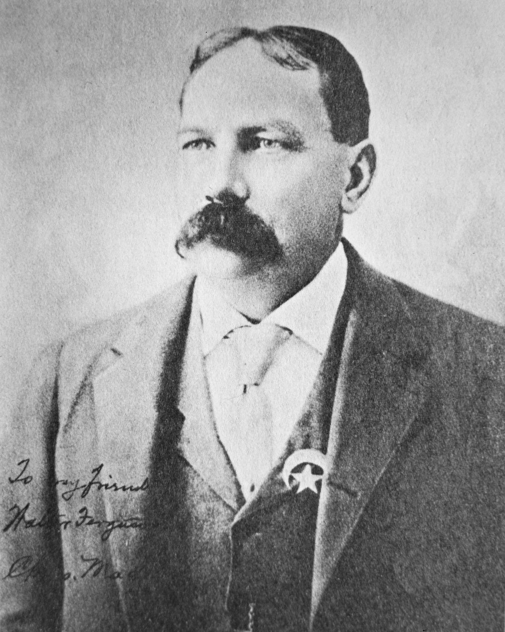 Chris Madsen (1851-1944) (s/h foto) af Photographer American