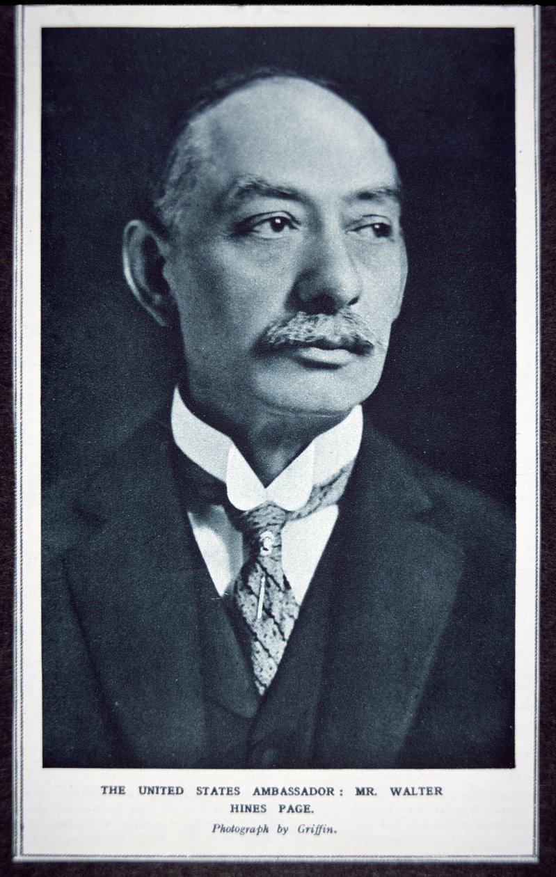 Walter Hines Page (1855-1918) (s/h-billede) af Photographer American