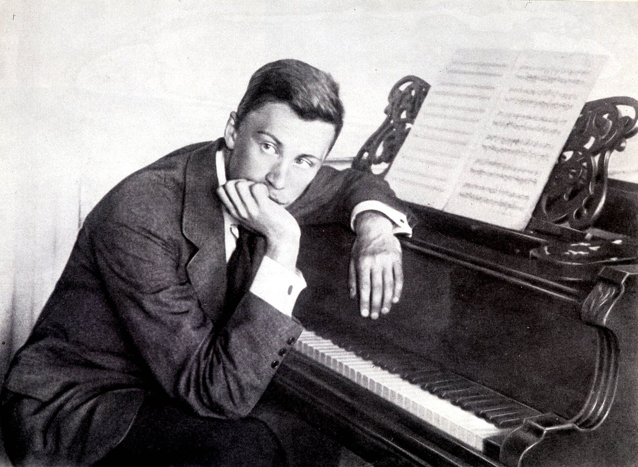 Sergei Prokofiev og hans klaver af Photographer French