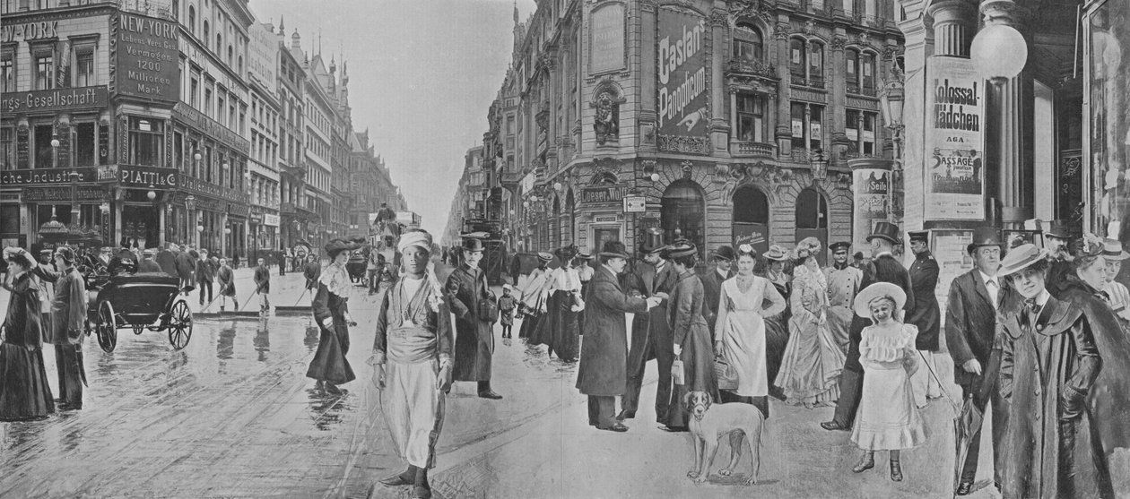 Friedrichstrasse, An Der Passage (s/h foto) af Photographer German