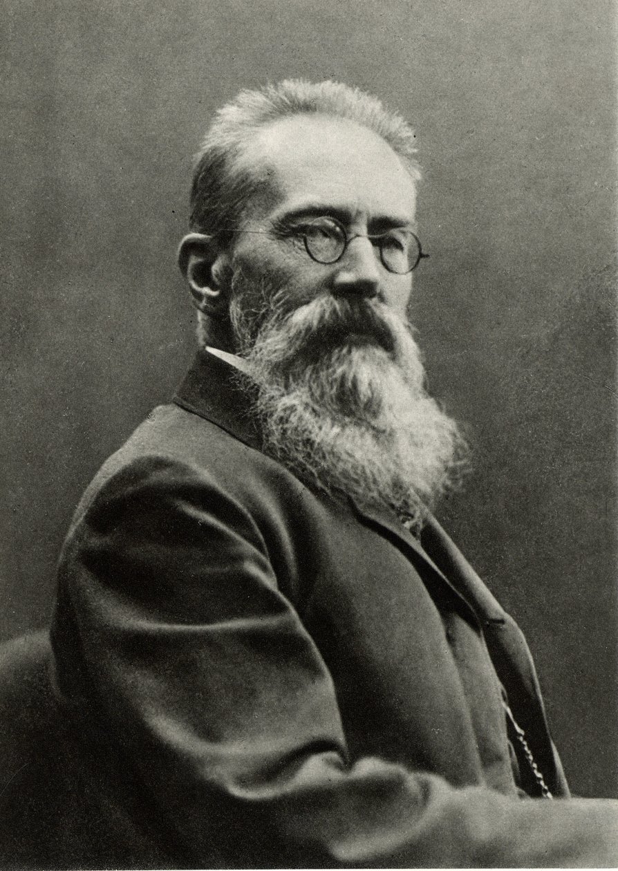 Nikolaj Andrejevitj Rimskij-Korsakov (s/h-foto) af Photographer Russian