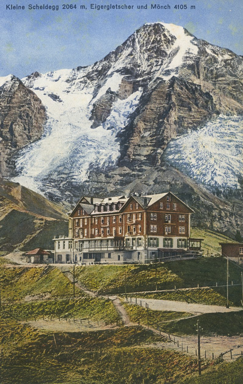 Kleine Scheidegg, Schweiz (farvefoto) af Photographer Swiss