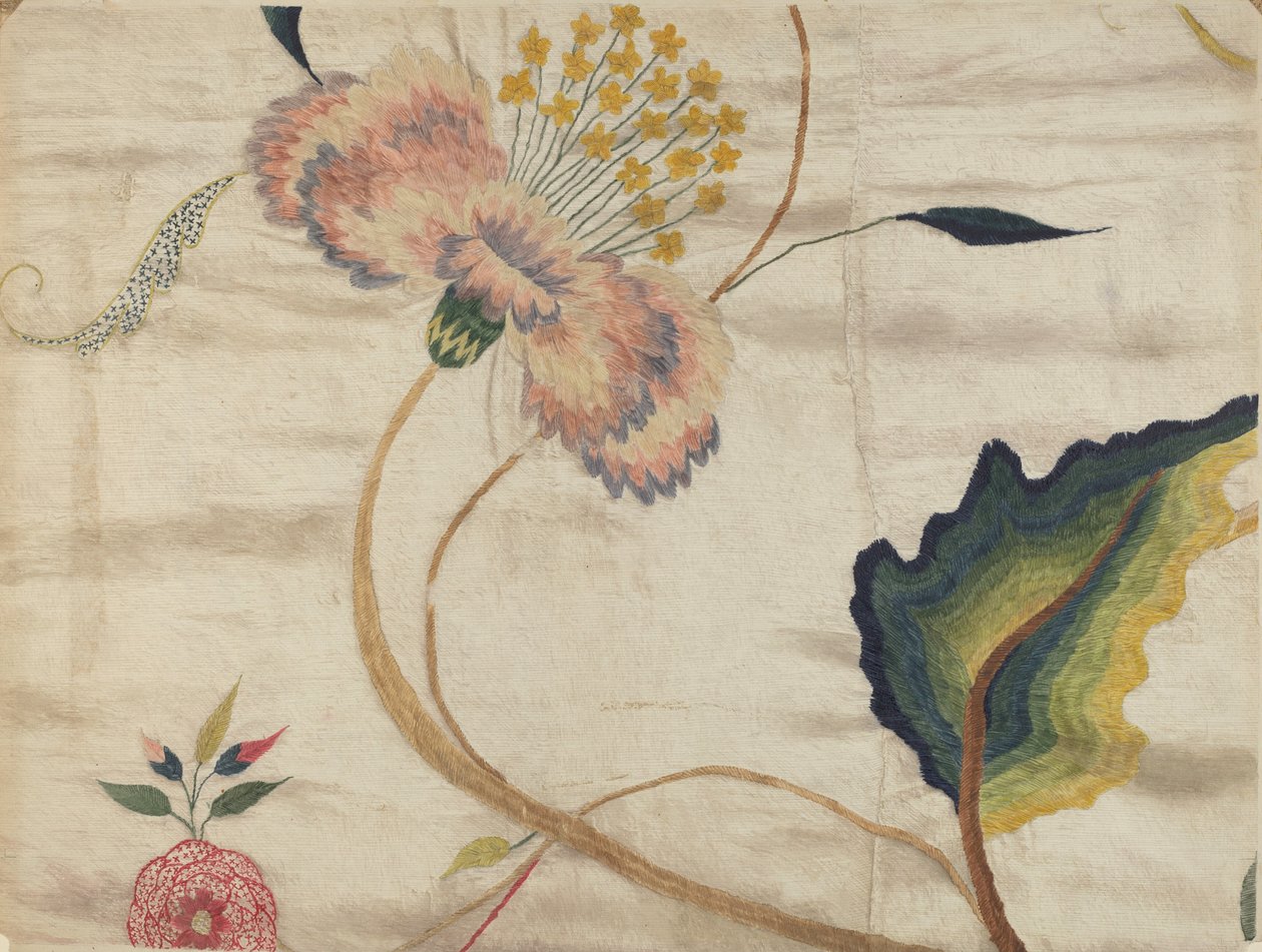 Crewel-broderi, ca. 1936. af Phyllis Dorr