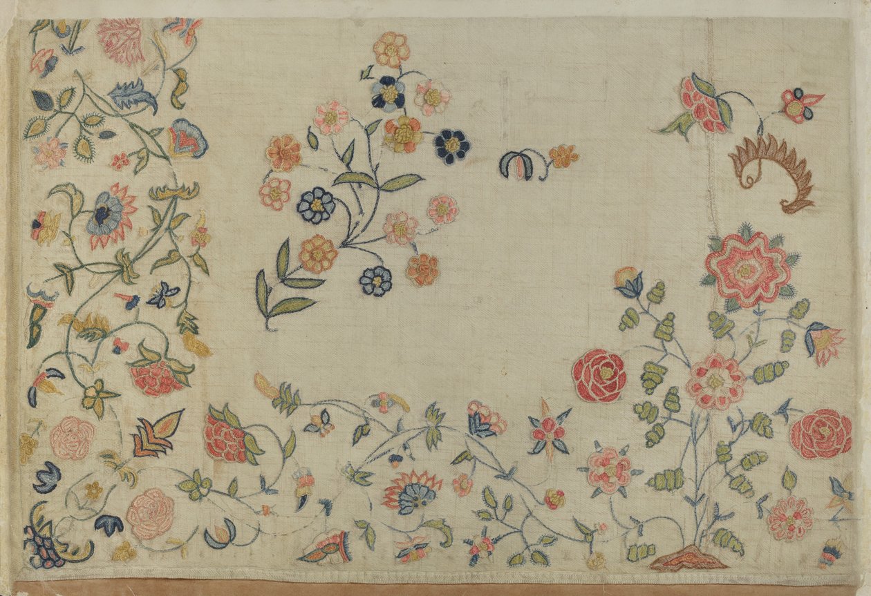 Broderet dåbstæppe, ca. 1937. af Phyllis Dorr