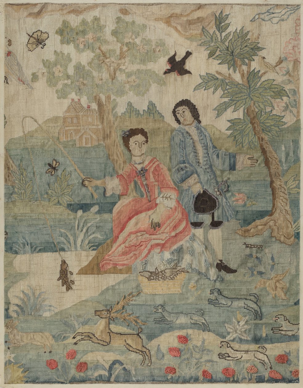 Petit Point Broderi, ca. 1937. af Phyllis Dorr
