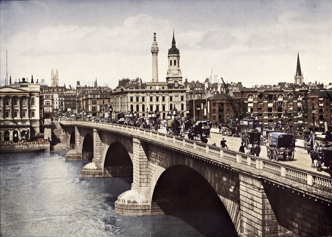 London Bridge, City of London, 1911 af Pictorial Agency