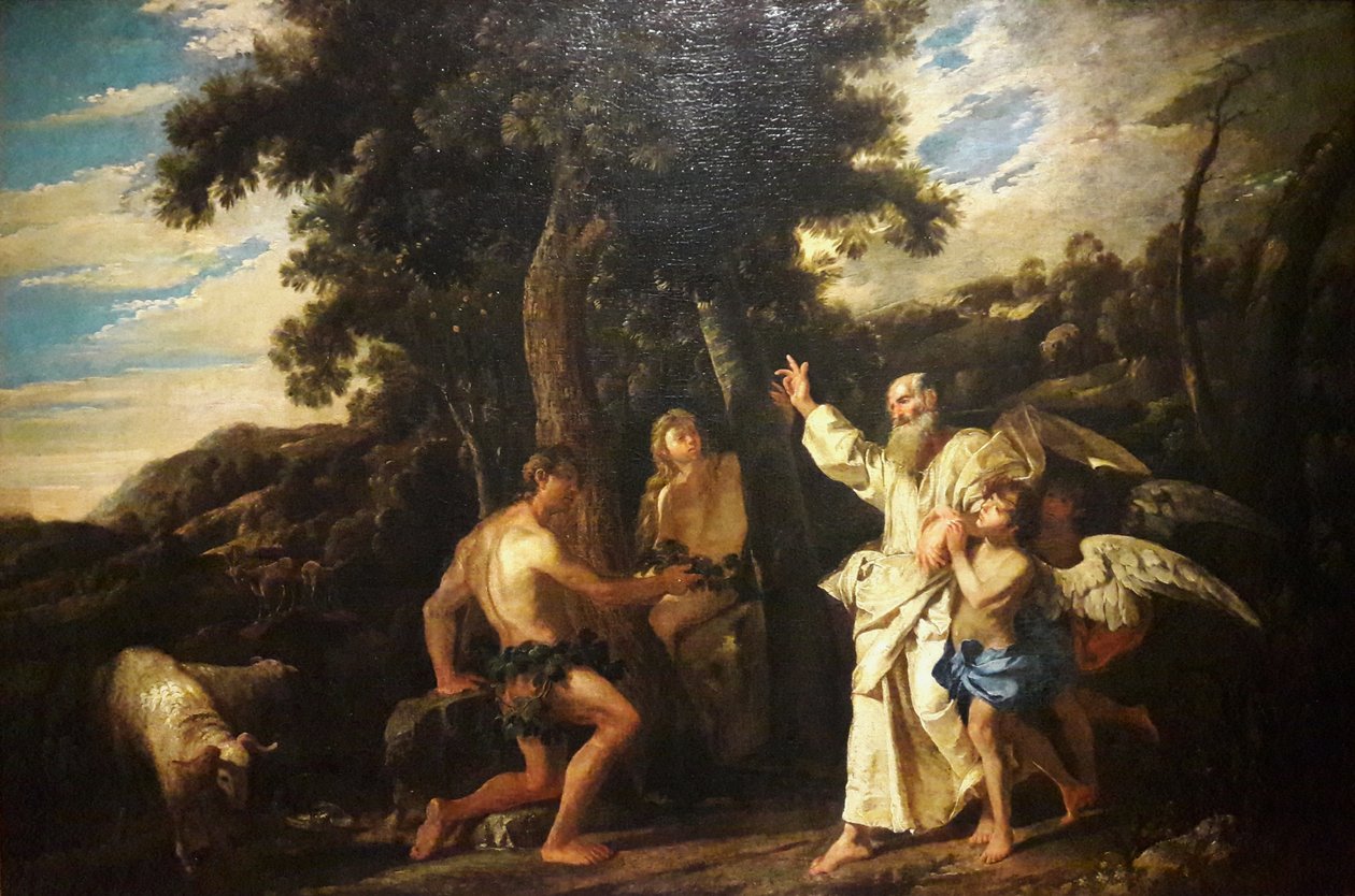 Udvisning fra Paradis af Pier Francesco Mola