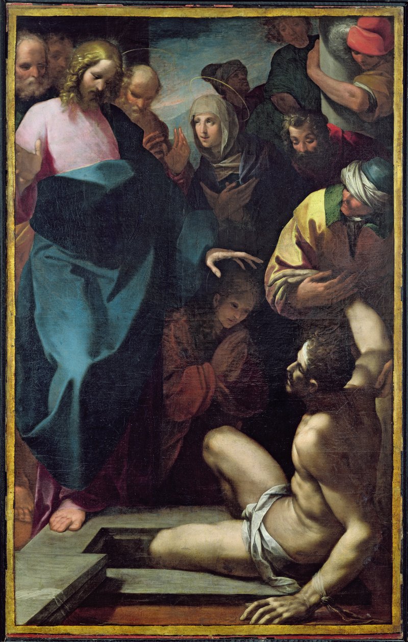 Lazarus opstandelse af Pier Francesco Morazzone