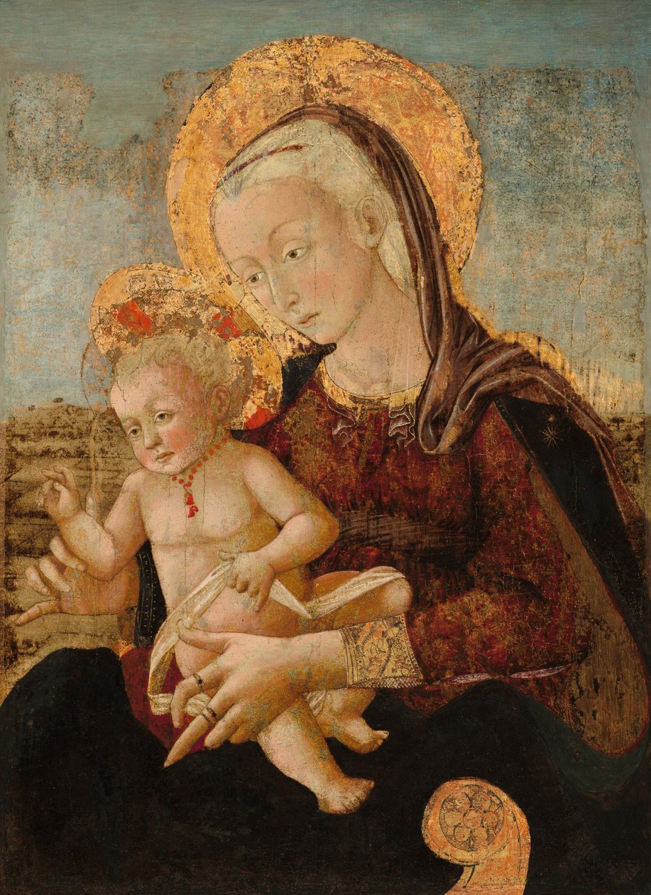 Madonna og barn af Pier Francesco Fiorentino