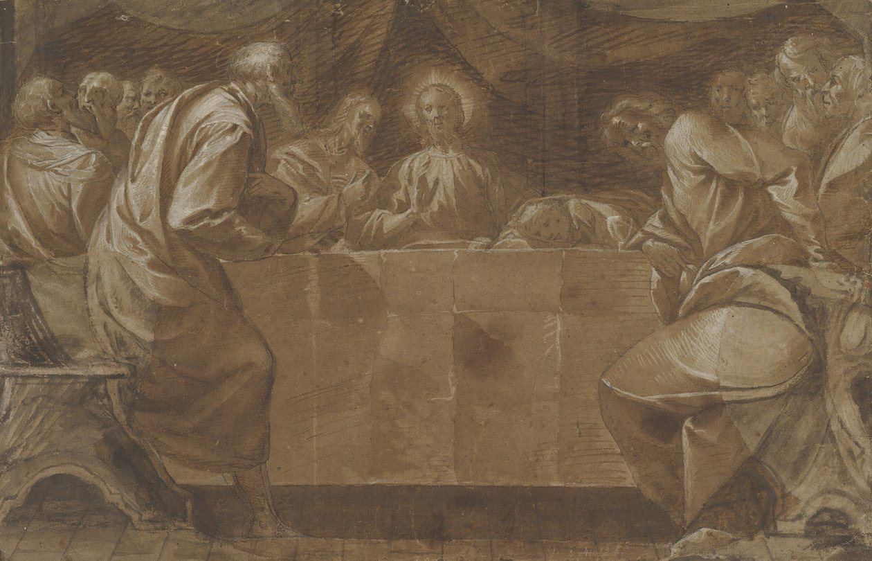 Den sidste nadver, ca. 1608. af Pier Francesco Mazzucchelli