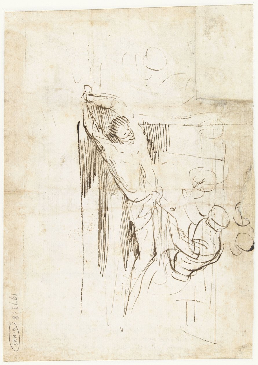 Sankt Erasmuss martyrium af Pier Francesco Mola