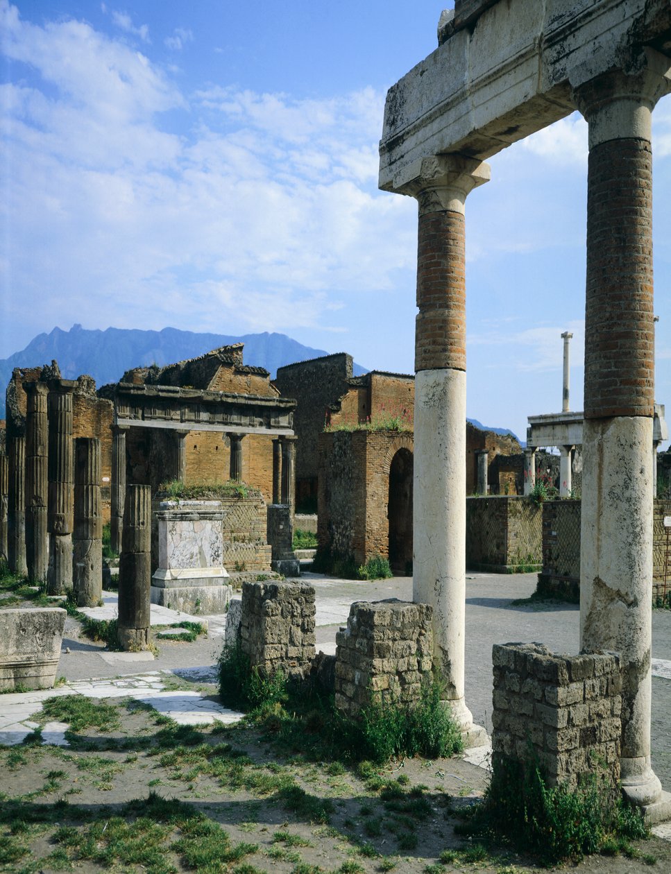 Italien, Campania, Pompeji, Forum af Blaise Nicolas Le Sueur