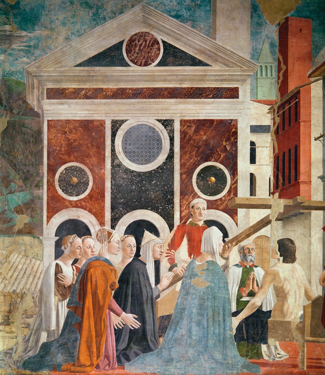 The Verification of the True Cross, c.1452-59 (detaljer) af Piero della Francesca
