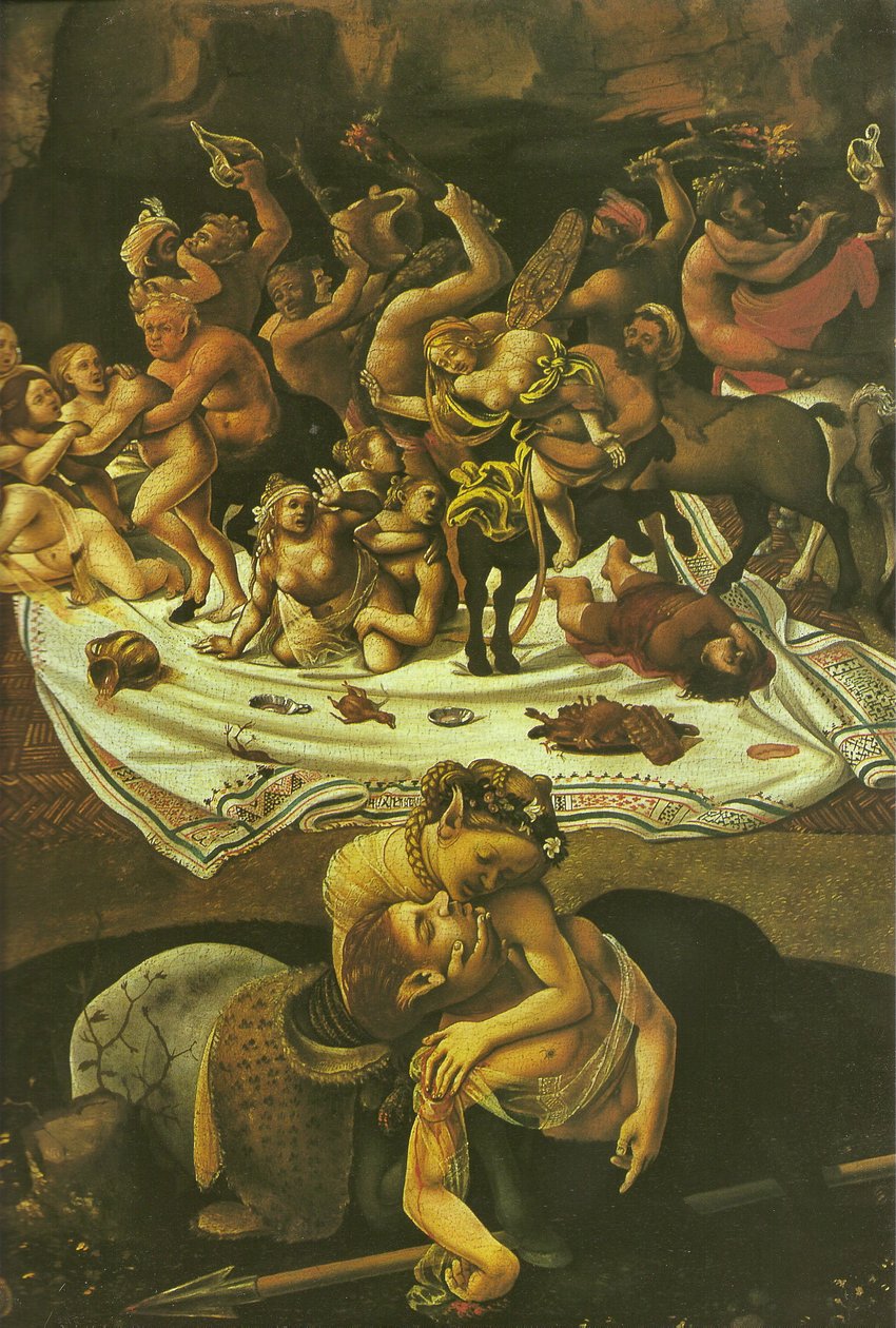 Slaget ved Lapiths og Centaurs af Piero di Cosimo