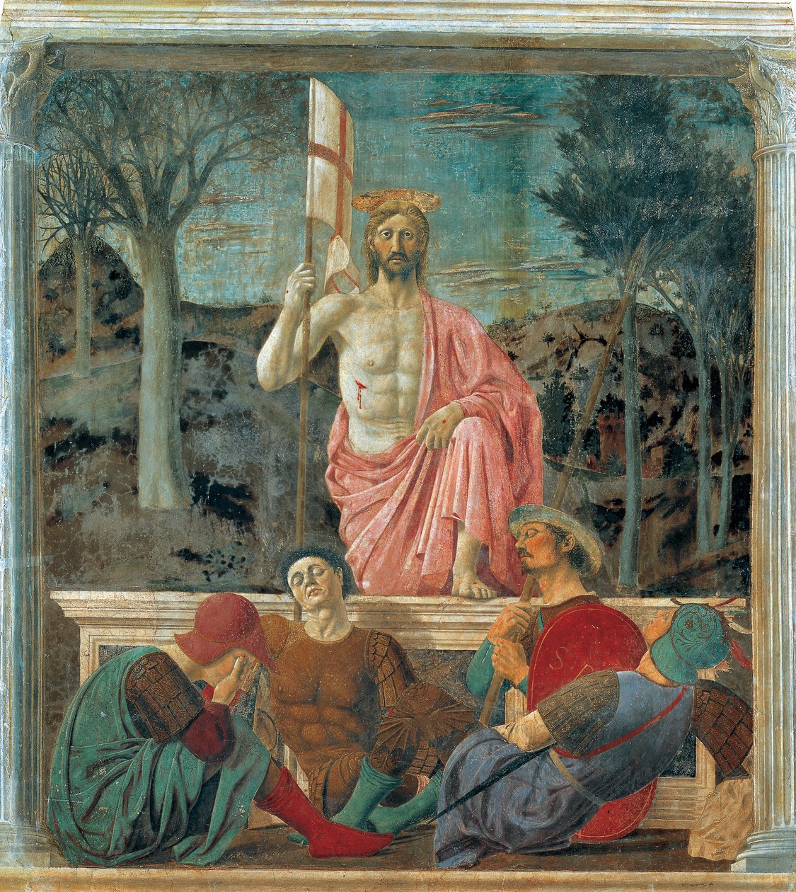 Kristi opstandelse,1463-65 (fresko) af Piero della Francesca