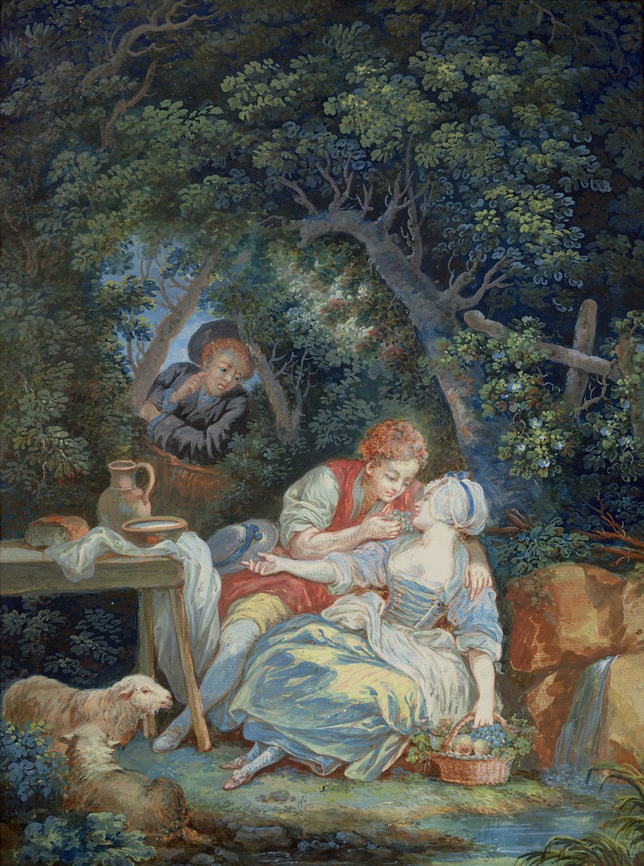 Annette og Lubin af Pierre Antoine Baudouin